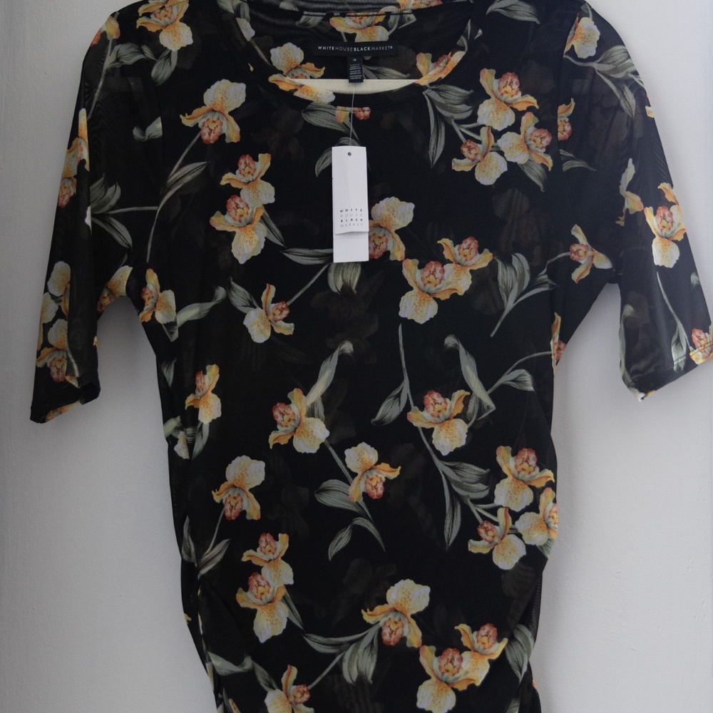White House Black Market mesh top